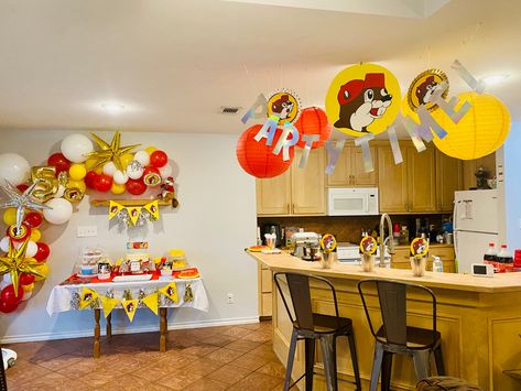 Buccees Birthday Party Ideas, Buc-ee’s Birthday Party, Buccees Party, Buc-ees Birthday Party, Bucees Birthday Theme, Bucees Party, Buccees Birthday Party, 40th Bday Ideas, Fourth Birthday