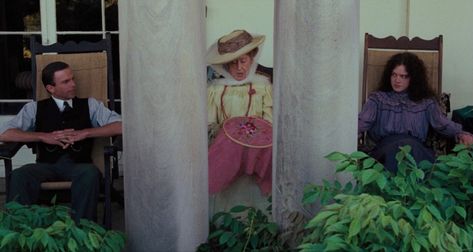 Judy Davis and Sam Neill in My Brilliant Career (1979) Judy Davis, My Brilliant Career, Proper Table Setting, Sam Neill, Gilded Age, Period Dramas, Manners, Cinematography, Table Setting