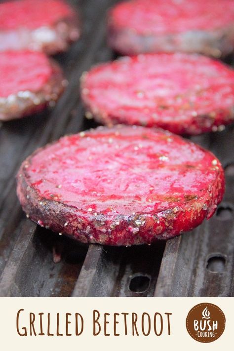 Close up if a slice of red beet on a grill with other slices in the background. Grilled Beets Recipe, Grilling Veggies, Grilled Beets, Food Handling, Beet Recipes, Grilled Potatoes, Food Lunch, Anti Inflammation, Grilled Veggies