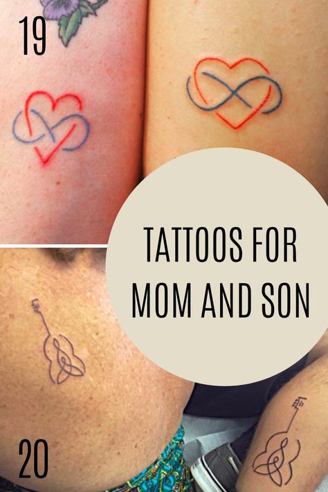 Sweet Mom and Son Tattoos for that Special Bond - tattooglee Meaningful Tattoos For Moms With Son, Mom And Son Infinity Tattoo, Mother Son Small Tattoo Ideas, Small Tattoos For Mom And Son, Mother Son Small Tattoo, Mother Son Infinity Tattoo, Small Mom And Son Tattoo Ideas, Mother And Son Tattoo Ideas Minimalist, Mother Son Tattoos Quotes Meaningful