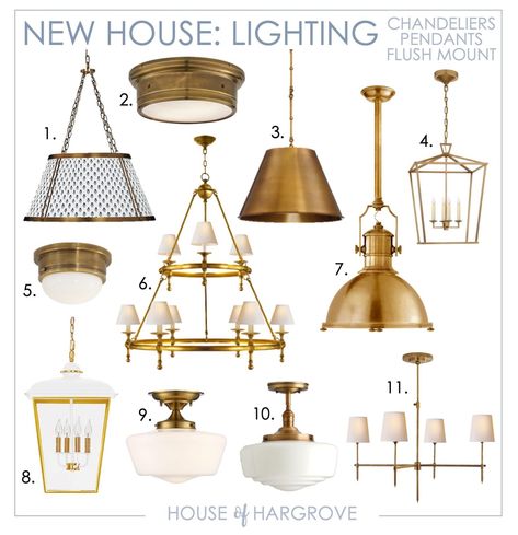 New house: Lighting Selections - House of Hargrove Coordinating Light Fixtures, Breakfast Nook Lighting, Traditional Kitchen Lighting, Modern Kitchen Pendants, Transitional Lighting Fixtures, Transitional Kitchen Island Lighting, House Lighting Fixtures, Above Sink, Laundry Room Lighting