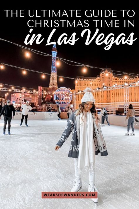 Experience the magic of Las Vegas in December! Discover the best activities for a festive Christmas in Las Vegas. From dazzling light displays to holiday shows, plan your Las Vegas vacation with us. Christmas In Vegas, Vegas In December, What To Pack For Las Vegas, Las Vegas In December, Christmas In Las Vegas, Las Vegas Outfits Winter, Outfits For La, Things To Do In December, Things To Do For Christmas