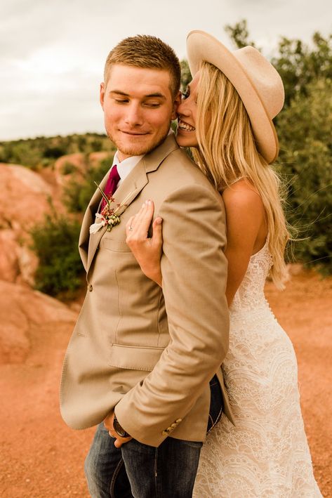 Khaki Groomsmen Attire, Suit Jacket And Jeans, Khaki Groom, Khaki Groomsmen, Groomsmen Jeans, Country Groom Attire, Outfit For Groom, Tan Groomsmen Suits, Tan Tux