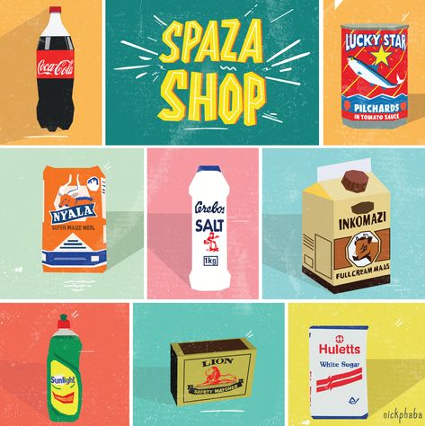 Check out my @Behance project: "Spaza illustration" https://www.behance.net/gallery/78046009/Spaza-illustration Spaza Shop, Coca Cola Shop, South African Design, Learn Animation, Maya Art, Africa Photography, South African Art, Cool Album Covers, Illustration Styles