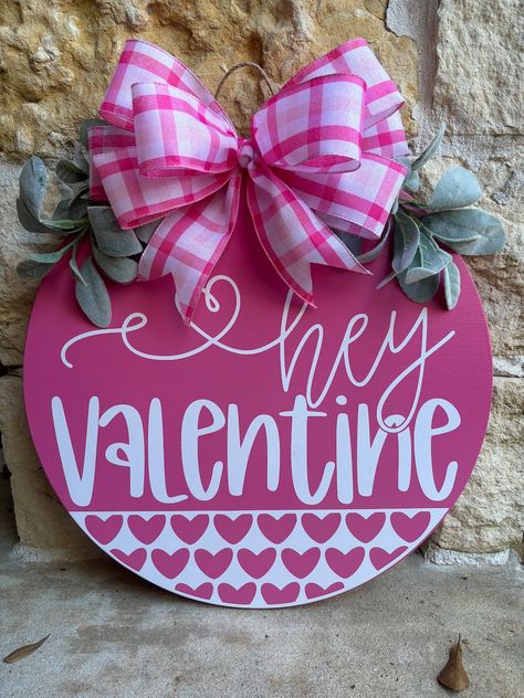 This Wreaths item is sold by Love30woodworks. Ships from United States. Listed on 28 Dec, 2023 Valentines Day Door Hanger, Valentine Door Hanger, Valentines Day Door, Valentine Craft Decorations, Wreath Valentines Day, Valentine Door Decorations, Hanger Ideas, Valentines Door Hanger, Layered Bow