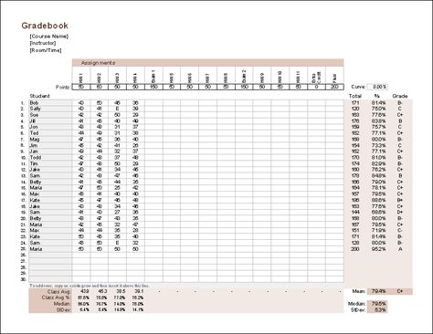 Download the Gradebook Template Gradebook Template, Grade Book Template, Teacher Grade Book, Free Computer, New Teacher, Free Teacher, Grade Book, Book Template, New Teachers