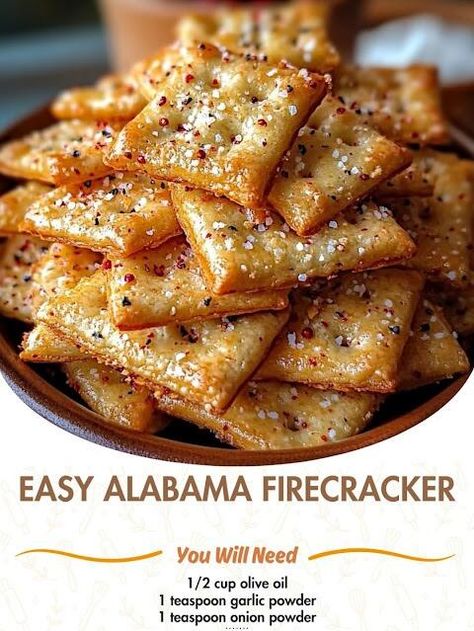 Spice Up Your Snack Game with These Irresistible Alabama Firecrackers - NewsBreak Easy Alabama Firecracker Recipe, Firecracker Recipe, Unique Party Appetizers, Alabama Firecrackers, Football Game Appetizers, Game Day Snacks Football, Firecracker Crackers, Fire Crackers Recipe, Alabama Fire Crackers