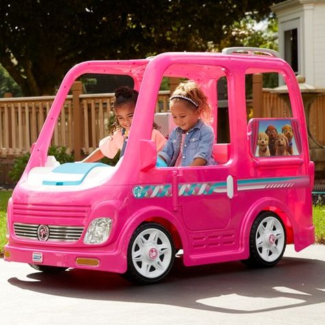 Barbie Power Wheels, Barbie Camper, Dream Camper, Power Wheel, Disney Princess Toys, Barbie Car, Baby Doll Nursery, Barbie Food, Princess Toys