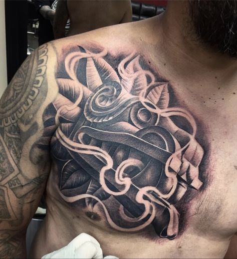 Aztec Tattoo Chest, Mexican Stomach Tattoos For Guys, Aztec Dragon Tattoo Mexican, Aztec Serpent Tattoo, Aztec Art Tattoo, Aztec Quetzalcoatl, Quetzalcoatl Art, Aztec Tattoo Mexican, Aztec Dragon