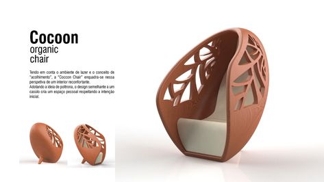 Cocoon Chair on Behance Coconut Chair, Cocoon Chair, Concept Product, Industrial Design Product, Cafe Shop Design, Chair Storage, Architecture Design Concept, Soccer Kits, Product Development