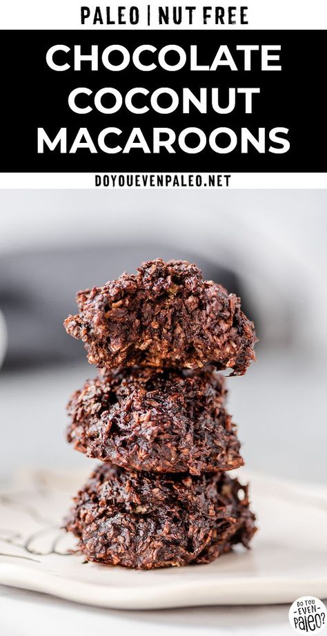 Sunbutter Recipes, Keto Dairy Free, Chocolate Coconut Macaroons, Keto Dairy, Sunflower Seed Butter, Gluten Free Chocolate Recipes, Coconut Macaroons Recipe, Healthy Chocolate Recipes, Chocolate Macaroons