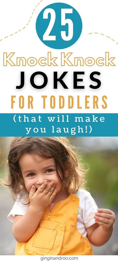 A good sense of humour is a really important part of childhood development. Give your toddler a giggle with the very best knock knock jokes for toddlers that are kid-friendly and actually funny. Best Knock Knock Jokes, Toddler Jokes, Kid Friendly Jokes, Funny Knock Knock Jokes, Actually Funny, Kids Jokes, Science History, Toddler Stuff, Funny Jokes For Kids