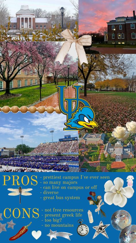 #universityofdelaware #ud #udel #udelaware #delaware University Of Delaware Aesthetic, Delaware Aesthetic, Delaware State University, College Core, Delaware State, University Of Delaware, College Decor, College Aesthetic, State College