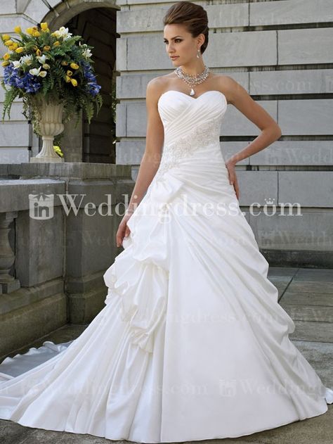 Wedding dress David Tutera Wedding Dresses, David Tutera Wedding, Draped Wedding Dress, Sweetheart Bridal Gown, David Tutera, 2015 Wedding Dresses, Sweetheart Wedding Dress, White Wedding Dress, Bridesmaid Dresses Online