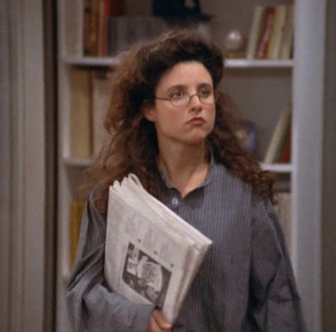 Elaine Seinfeld Aesthetic, Elaine Benes Hair, Elaine Seinfeld Outfits, Seinfeld Aesthetic, Elaine Benes Outfits, Seinfeld Elaine, Seinfeld Kramer, Elaine Benes, Julia Louis Dreyfus