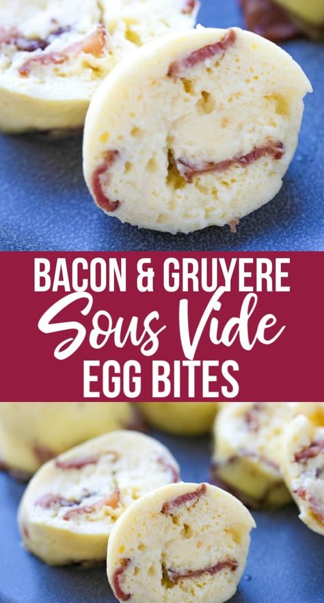 Instant Pot Bacon, Sous Vide Egg Bites, Starbucks Sous Vide Eggs, Sous Vide Egg, Starbucks Egg Bites, Egg Bites Recipe, Pot Recipes Healthy, Amazing Breakfast, Breakfast Eggs