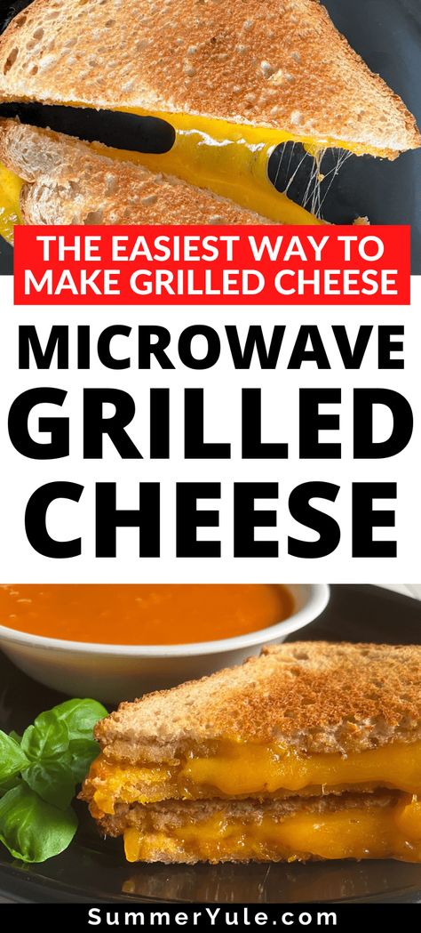 Toaster Grilled Cheese, Make Ahead Grilled Cheese, Microwave Grilled Cheese, Grilled Cheese In Toaster, Yule Recipes, Low Calorie Bread, Cheese Toast Recipe, Cheese On Toast, Cheese Toastie