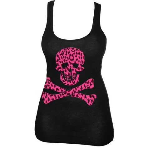 Skull Pink Leopard Print Black Ladies Vest Top S M L (105 PLN) ❤ liked on Polyvore featuring tops, tank tops, tanks, pink skull tank top, leopard print tank top, pink top, cotton tank tops and leopard tank Draculaura Closet, Punk Clothes, Ladies Vest, Leopard Tank, Skull Top, Vest Tops Women, Fashion Australia, Rocker Girl, Scene Outfits