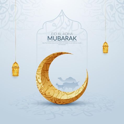 Vector modern eid al adha mubarak social... | Premium Vector #Freepik #vector #eid-mubarak-ied #eid-al-adha #adha-mubarak #kurban-bayram Ramadan Wallpaper Hd, Eid Al-adha Design, Colorful Luxury, Islamic Background, Adha Mubarak, Eid Al-adha Mubarak, Social Media Advertising Design, Social Media Post Design, Eid Al Adha Mubarak