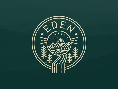 Eden Logo, Steps Design, Seal Design, Badge Logo, Band Logos, New Bands, Design Graphique, Portfolio Design, Eden