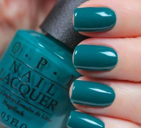 Turquoise Nail Ideas, Turquoise Nail Designs, Nail Polish Opi, Turquoise Nails, Green Nail Polish, Makeup And Skincare, Opi Nail Polish, Colorful Nail Designs, Nail Designs Glitter