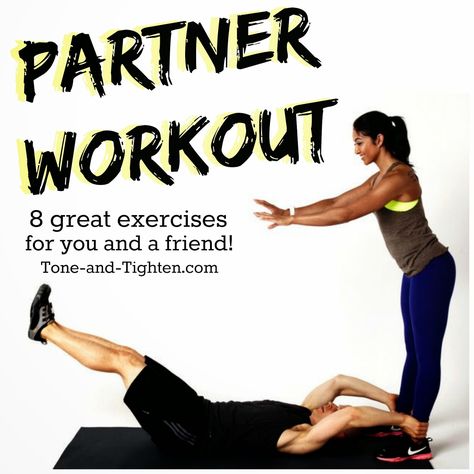 8 of the best moves in 4 of the best circuits for you and a friend! On Tone-and-Tighten.com Friend Workout, Partner Exercises, Partner Workouts, Instagram Tone, Partner Quotes, Gym Partner, Friends Workout, Buddy Workouts, Fitness Ideas