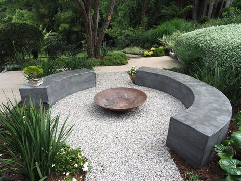 Pocket Garden, Garden Seating Area, Australian Garden, Fire Pit Area, Patio Plants, Modern Outdoor Furniture, Backyard Garden Design, Outdoor Decor Backyard, Fire Pit Backyard