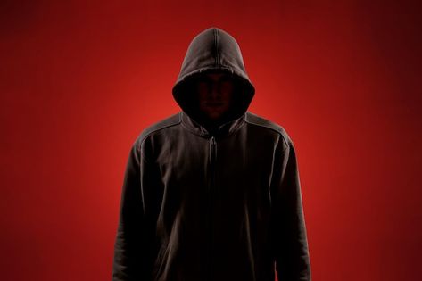 Photo silhouette af man without face in ... | Premium Photo #Freepik #photo #incognito #anonymous #anonymous-mask #anonymous-hacker Man Without Face, Hacker Girl, Anonymous Mask, Scene Design, Psd Icon, Red Background, Vector Photo, Premium Photo, 1 Million