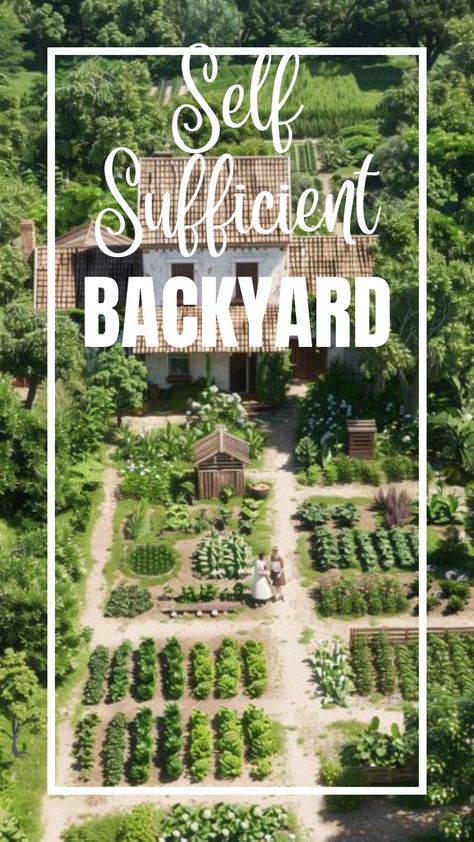 Self Sufficient Backyard Self Sufficient Backyard, Self Sufficient Living, Live Sustainably, Self Sufficiency, Self Sufficient, Growing Fruit, Grow Your Own Food, Grow Your Own, How To Grow