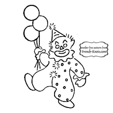 Carefree Clowns Embroidery Patterns – French Knots Clown Embroidery, Doodle Practice, Clown Wig, Embroidery Transfers, Textile Arts, French Knots, Textile Art, Hanging Out, Embroidery Patterns