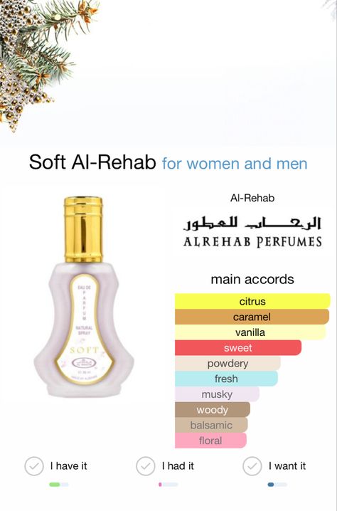 Clean Arab Perfume, Layering Arab Perfumes, Soft Al Rehab Perfume, Sweet Arab Perfumes, Sweet Arabic Perfume, Al Rehab Perfume, Fresh Perfume, Fragrance Bottles, Vanilla Perfume