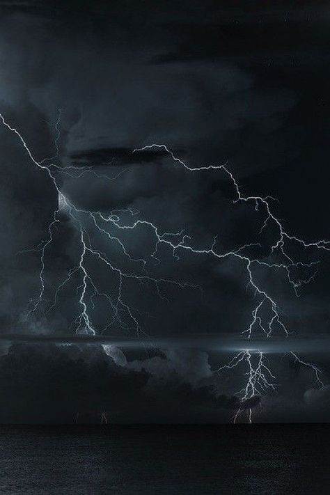 Mercy Aesthetic, Jrwi Riptide, Lighting Storm, Lightning Sky, Aesthetic Library, Lightning Storms, Lightning Photography, Dark & Stormy, Sea Storm