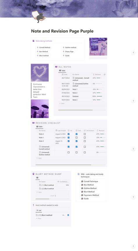Aesthetic Note Taking Template, Blurting Method, Note Taking Strategies, Good Study Habits, Life Planner Organization, Exam Success, School Template, Medicine Student, Revision Notes