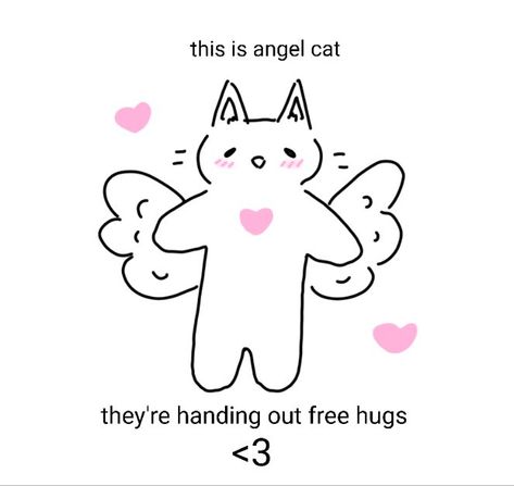 Hug Cute Sticker, Hug Wholesome, Cute Hug Doodle, Hug Reaction Pic, Wholesome Doodles, Hug Virtual, Cats Hugging Drawing, Pathetic Cat, Hug Doodle