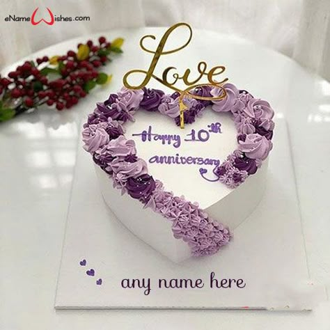 Enamewishes enable you to write name on Happy 10th Wedding Anniversary Wishes for Husband with Name in quick time #nameoncake #nameedit #nameeditor #cakewithname #weddinganniversary 
romantic anniversary cake with name,anniversary cake design,wedding anniversary cake,anniversary cake,anniversary cake ideas,wedding anniversary cake images,wedding anniversary cake decorating ideas,anniversary cake designs,birthday cake with name,anniversary cake decorating ideas,anniversary cake design heart shape,anniversary cake with name edit,happy anniversary cake with name,anniversary cake with name in heart,happy anniversary cake with name pic Heart Shape Anniversary Cake, 10th Wedding Anniversary Wishes, Wedding Cake With Name, Happy Wedding Anniversary Cake, Wedding Anniversary Wishes For Husband, Anniversary Cake Images, Simple Anniversary Cakes, Name On Cake, Write Name On Cake