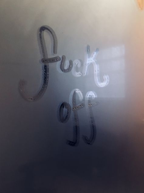 Written in fog on mirror. Writing On Mirror Photoshoot, Mirrored Typography, Writing In Mirror, Fogged Mirror Aesthetic, Writing On Window Fog, Mirror Writing Aesthetic, Writing On Mirror Aesthetic, Writing On Mirror, Mirror Text