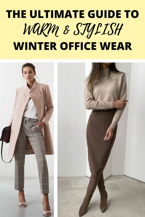 Winter Business Wear For Women, Women’s Winter Work Fashion, Classic Work Outfits Women Fall, Ceo Winter Outfits, Workwear Women Winter, Women Winter Business Outfits, Outfit Ideas Winter Office, Nyc Winter Work Outfits For Women, Cold Winter Business Outfits For Women