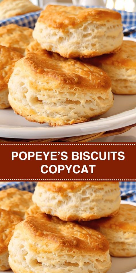 Discover the ultimate homemade Popeye's Biscuits recipe! These buttery, flaky biscuits are easy to make and perfect for breakfast or as a side dish. With simple ingredients and step-by-step instructions, you can enjoy the irresistible Popeye Biscuit Recipe, Popeyes Buiscits Recipes, Popeyes Biscuits Recipe, Popeyes Biscuits, Popeyes Biscuit Recipe, Dutch Apple Pie Recipe, Lemon Icebox Pie, Flaky Biscuits, Buttery Biscuits