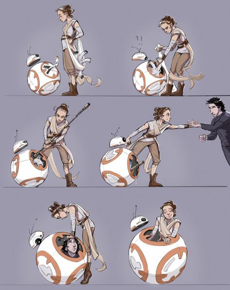 Reylo Fanart, Bb 8, Star Wars Ships, George Lucas, Dive In, Art Inspo, The Light, Star Wars, Humanoid Sketch