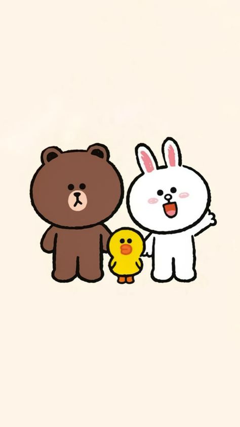 White And Brown Bear Cartoon, Brown Line Friends, Line Friends Cony, Apple Watch Custom Faces, Ayat Quran, Lines Wallpaper, Friends Wallpaper, Calendar Wallpaper, Brown Wallpaper