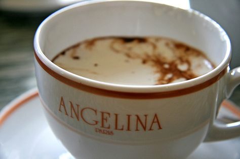 Restaurant Recipe: Café Angelina's Hot Chocolate - Chef Lovers Angelina Cafe, Christmas Morning Breakfast, Hot Chocolate Recipe, Chocolate Recipe, Hot Chocolate Recipes, Bittersweet Chocolate, Chef Recipes, Restaurant Recipes, Yummy Drinks