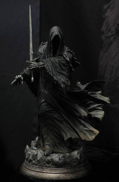 Lord Of The Rings Sculpture, Lotr Nazgul, Lotr Art, Tolkien Art, Weta Workshop, 다크 판타지, 1 6 Scale, Sideshow Collectibles, Grim Reaper