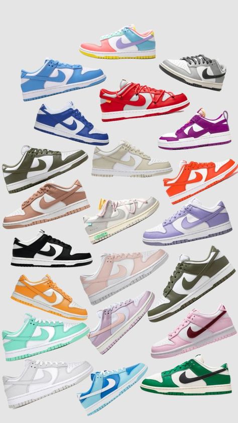 Check out mountain7girl's Shuffles #dunks #bestshoesever 💕 Custom Sneakers Diy, Pretty Sneakers, Futuristic Shoes, Back To School Shoes, Trendy Shoes Sneakers, Nike Fashion Shoes, Nike Shoes Girls, Preppy Shoes