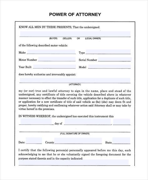 FREE 24+ Printable Power of Attorney Forms in PDF | MS Word Simplifying Fractions, Power Of Attorney Form, Important Life Lessons, Power Of Attorney, Word Free, Schedule Template, Cover Letter Template, Career Development, Ms Word