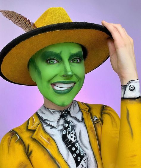 46 Halloween 2021 Face Paint Ideas That Will Make You Want To Get Extra With Makeup Again — See Photos | Allure Halloweentown Costume, Jessica Buchanan, Mask Face Paint, Epic Ink Liner, Suit Details, Face Paint Ideas, Official Makeup, Benefit Hoola Bronzer, Gel Eyeliner Pencil