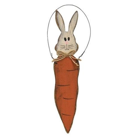 Primitive Bunny, Carrot Design, Bunny Carrot, Wooden Rabbit, Santa Photos, Bunny Head, 3d Wall Decor, Bunny Designs, A Bunny