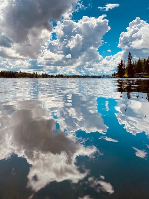 Mirror reflection - Kaylyn Gareau Reflection Art Ideas, Sky Reflection On Water, Water Light Reflection, Reflections Artwork, Ocean Reflection, Photography Reflection, Worms Eye View, Reflection And Refraction, A Level Photography