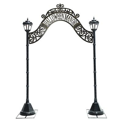 Haunted Living 8-ft Lighted Animatronic Halloween Manor Archway in the Halloween Decor department at Lowes.com Archway Diy, Halloween Archway, Animatronic Halloween, Halloween Diy Outdoor, Diy Halloween Projects, Halloween Displays, Halloween 2, Halloween 2023, Fall Kids