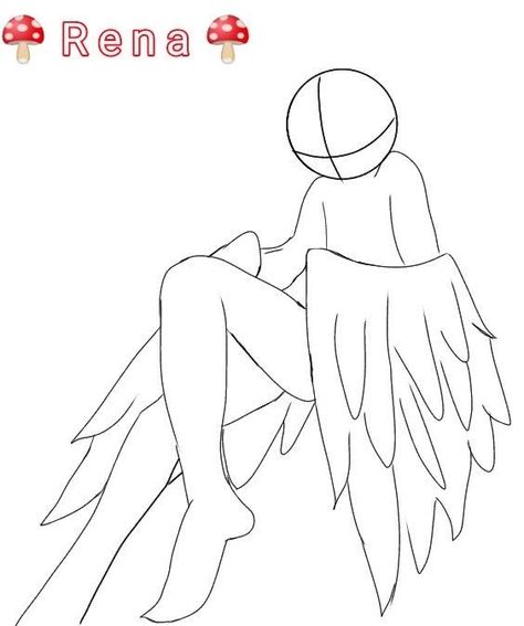 Angel Drawing Easy, Simple Cat Drawing, Drawing Ideas List, Stick Figure Drawing, Body Base Drawing, Characters Inspiration Drawing, Creative Drawing Prompts, Art Tools Drawing, Easy Drawings Sketches