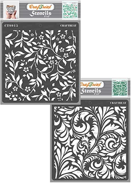 Floral Stencils, Craft Stencils, Butterfly Stencil, Laser Cut Stencils, Floral Stencil, Stencils For Painting, Inlay Furniture, Tile Stencil, Stenciled Floor